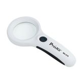  Kính lúp cầm tay Pro’sKit MA-019 – 3x, có đèn LED + UV 