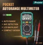  Đồng hồ vạn năng kỹ thuật số Pro'skit MT-1508 