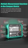  Máy đo kiểm an toàn điện RCD Pro’sKit MT-4109 (dòng rò, trở vòng lặp) 