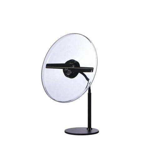 Quạt led 3d Hologram mini để bàn, tích hợp cover dùng pin sạc dự phòng Aturos F30 - 30cm