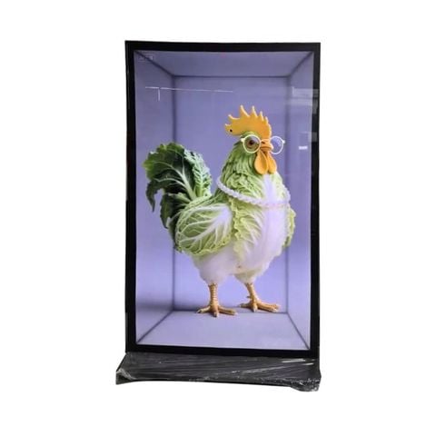Tủ trưng bày 3D Holobox slim tích hợp màn hình tương tác, tích hợp wifi/ HDMI, kích thước 65-75-85 inch