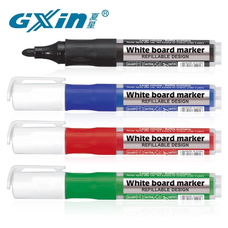 Bút Lông Viết Bảng Trắng Gxin (5 Cây) - Bút Lông Gxin Viết Bảng Xóa Được