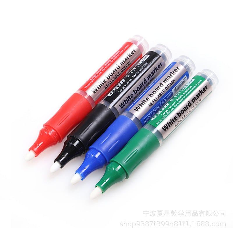 Bút Lông Viết Bảng Trắng Gxin (5 Cây) - Bút Lông Gxin Viết Bảng Xóa Được