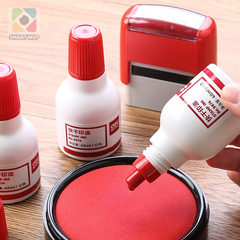 Mực Con DẤU DELI 40ML - Mực In con Dấu Nước Dùng Đóng Tất Cả Con Dấu