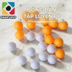 50 Qủa Bóng Bàn Tập Luyện Nhựa PP - Bóng Bàn Trơn Tập Luyện Chât Liệu Nhựa PP