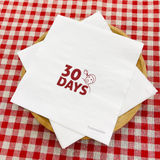 


																	 Khăn giấy ăn in logo 30DAYS 