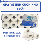 


																	 Giấy vệ sinh cuộn nhỏ 3 lớp hãng TMCARE mã TMSL-1.3 