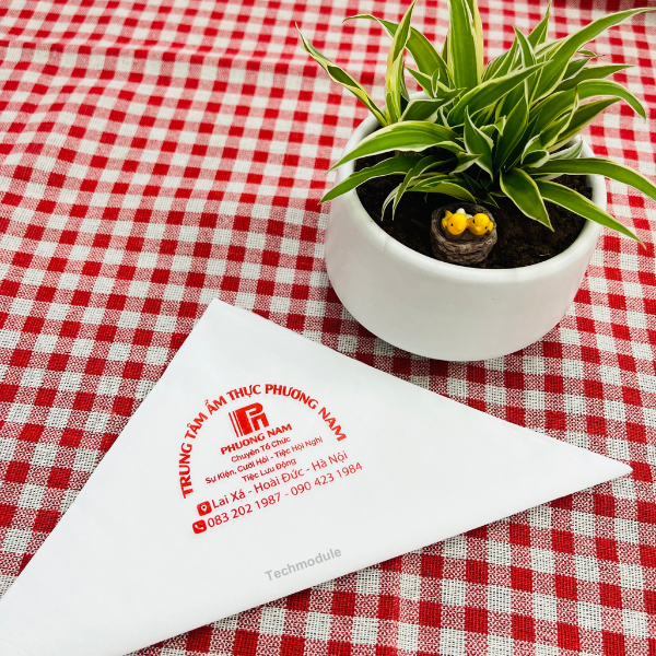  Khăn giấy ăn in logo ẨM THỰC PHƯƠNG NAM 