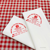 


																	 Khăn giấy ăn in logo ẨM THỰC PHƯƠNG NAM 