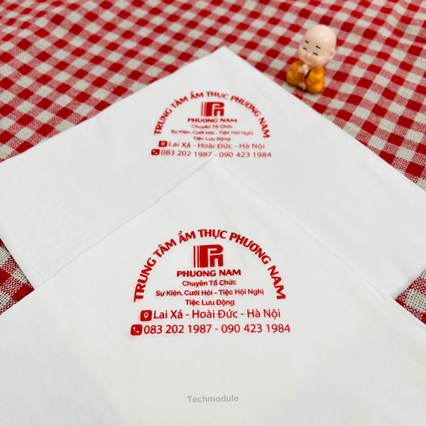  Khăn giấy ăn in logo ẨM THỰC PHƯƠNG NAM 
