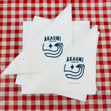 


																	 Khăn giấy ăn in logo AKAUMI 