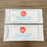 


																	 Khăn vải ướt màng OPP in logo NHÀ ĂN CƠ QUAN BỘ TƯ LỆNH 