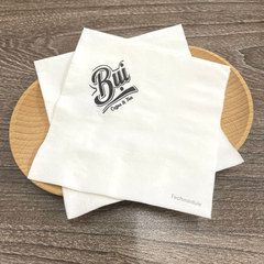  Khăn giấy ăn in logo  BỤI COFFEE 