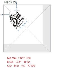  Khăn giấy ăn in logo  BỤI COFFEE 