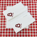 


																	 Khăn giấy ăn in logo BAP CAFE 