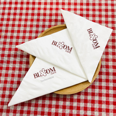  Khăn giấy ăn in logo BLOOM KAFE 