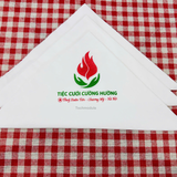 


																	 Khăn giấy ăn in logo TIỆC CƯỚI CƯỜNG HƯỜNG 