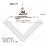 


																	 Khăn giấy ăn in logo CAFE XƯA 