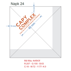  Khăn giấy ăn in logo CAPY COMPLEX 