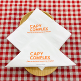 


																	 Khăn giấy ăn in logo CAPY COMPLEX 