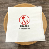 


																	 Khăn giấy ăn in logo CHACEE 