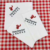 


																	 Khăn giấy ăn in logo CHANG CHENG HOTEL 