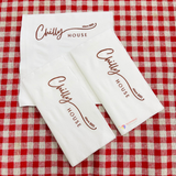 


																	 Khăn giấy ăn in logo CHILLY HOUSE 
