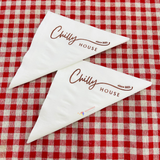 


																	 Khăn giấy ăn in logo CHILLY HOUSE 
