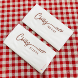 


																	 Khăn giấy ăn in logo CHILLY HOUSE 