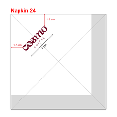  Khăn giấy ăn in logo COSMO 