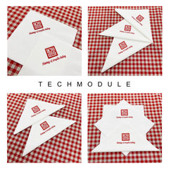  Khăn giấy ăn in logo ĐẠI LONG FOOD 