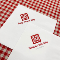  Khăn giấy ăn in logo ĐẠI LONG FOOD 