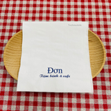 


																	 Khăn giấy ăn in logo ĐƠN 