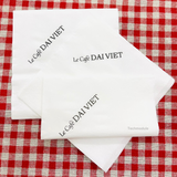 


																	 Khăn giấy ăn in logo CAFE DAI VIET 