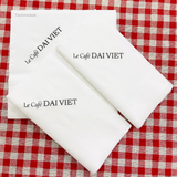


																	 Khăn giấy ăn in logo CAFE DAI VIET 