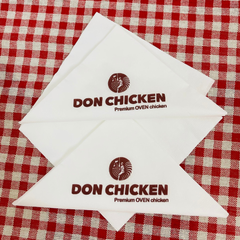  Khăn giấy ăn in logo Don Chicken 