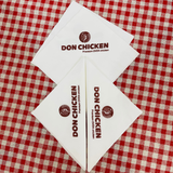 


																	 Khăn giấy ăn in logo Don Chicken 