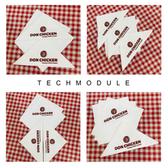  Khăn giấy ăn in logo Don Chicken 