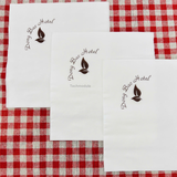 


																	 Khăn giấy ăn in logo DONG BAC HOTEL 