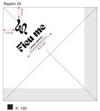 


																	 Khăn giấy ăn in logo FIEU ME 