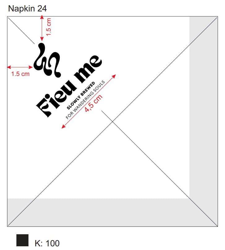 


																																														 Khăn giấy ăn in logo FIEU ME 