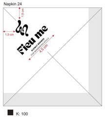  Khăn giấy ăn in logo FIEU ME 