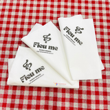 


																	 Khăn giấy ăn in logo FIEU ME 