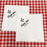 


																	 Khăn giấy ăn in logo FIEU ME 