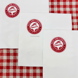 


																	 Khăn giấy ăn in logo FUJI SPA 