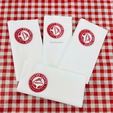 


																	 Khăn giấy ăn in logo FUJI SPA 
