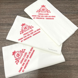 


																	 Khăn giấy ăn in logo TIỆC HÙNG CƯỜI 