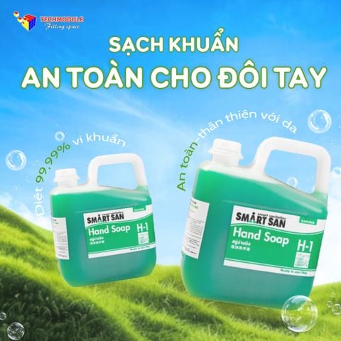 Nước rửa tay Smart San Hand hãng SARAYA NHẬT BẢN mã H-1