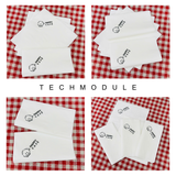 


																	 Khăn giấy ăn in logo HAPPY CAFE 