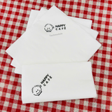 


																	 Khăn giấy ăn in logo HAPPY CAFE 